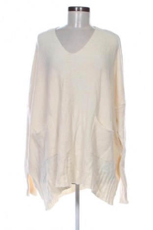 Γυναικείο πουλόβερ Gerard Pasquier, Μέγεθος XXL, Χρώμα Εκρού, Τιμή 85,99 €
