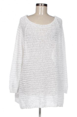 Γυναικείο πουλόβερ Gina Benotti, Μέγεθος 3XL, Χρώμα Λευκό, Τιμή 14,99 €