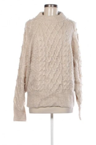 Pulover de femei H&M, Mărime L, Culoare Bej, Preț 53,99 Lei