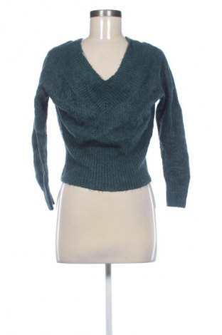 Дамски пуловер H&M Divided, Размер M, Цвят Зелен, Цена 17,40 лв.