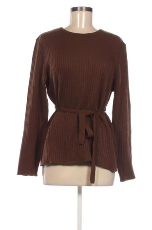 Γυναικείο πουλόβερ Nina Leonard, Μέγεθος XL, Χρώμα Καφέ, Τιμή 15,00 €