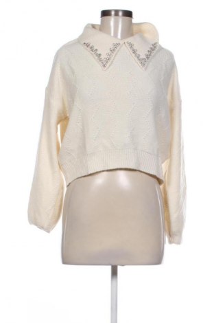 Damski sweter SHEIN, Rozmiar S, Kolor ecru, Cena 36,37 zł