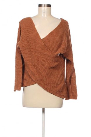 Pulover de femei SHEIN, Mărime L, Culoare Maro, Preț 33,99 Lei