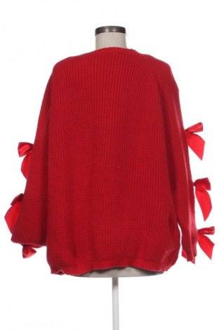 Damski sweter SHEIN, Rozmiar 4XL, Kolor Czerwony, Cena 101,68 zł
