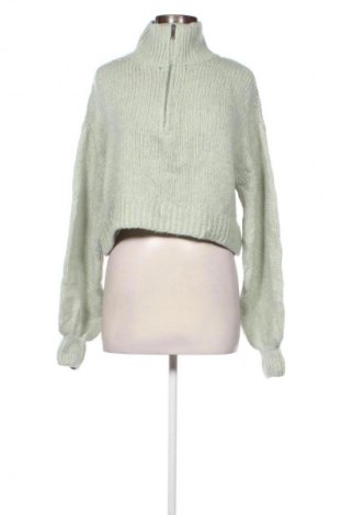 Pulover de femei Stradivarius, Mărime S, Culoare Verde, Preț 76,32 Lei