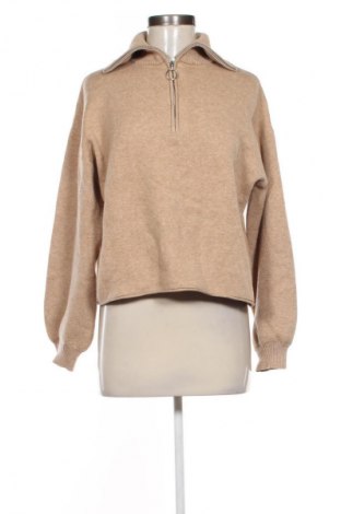 Дамски пуловер Stradivarius, Размер XS, Цвят Кафяв, Цена 21,99 лв.