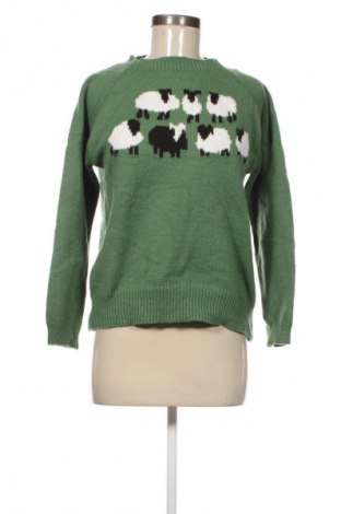 Дамски пуловер Unbranded, Размер M, Цвят Зелен, Цена 14,99 лв.