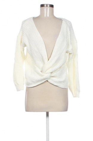 Γυναικείο πουλόβερ Unbranded, Μέγεθος L, Χρώμα Λευκό, Τιμή 9,99 €