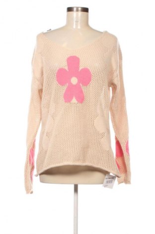 Дамски пуловер Unbranded, Размер L, Цвят Бежов, Цена 12,99 лв.