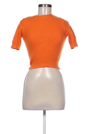 Дамски пуловер Zara, Размер S, Цвят Оранжев, Цена 73,15 лв.