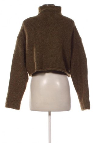 Дамски пуловер Zara, Размер M, Цвят Зелен, Цена 26,97 лв.