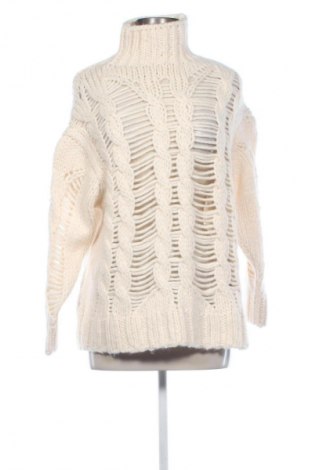 Damski sweter Zara, Rozmiar M, Kolor ecru, Cena 56,49 zł