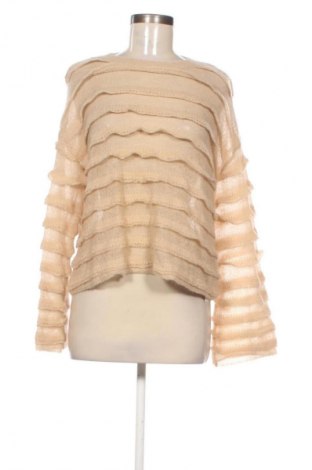Damenpullover Zara, Größe L, Farbe Beige, Preis 13,80 €