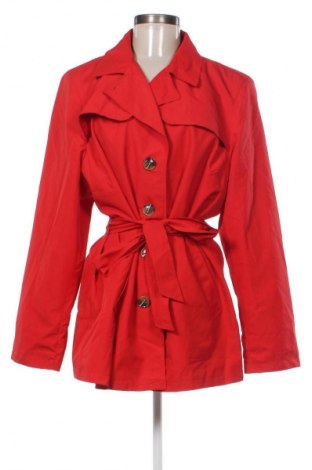 Damen Trench Coat Rockmans, Größe XXL, Farbe Rot, Preis € 49,18