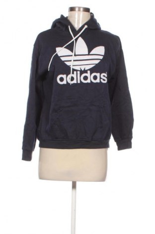Γυναικείο φούτερ Adidas, Μέγεθος M, Χρώμα Μπλέ, Τιμή 26,99 €