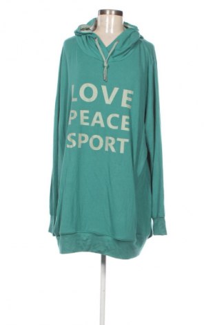 Γυναικείο φούτερ Bpc Bonprix Collection, Μέγεθος 4XL, Χρώμα Πράσινο, Τιμή 11,99 €