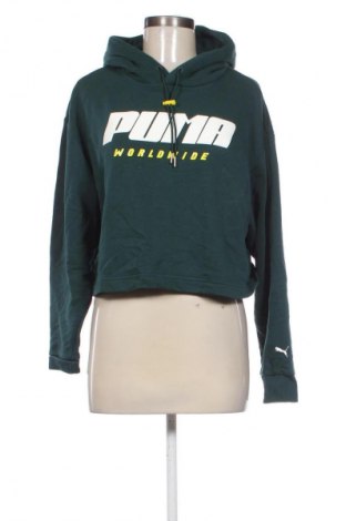 Γυναικείο φούτερ PUMA, Μέγεθος M, Χρώμα Πράσινο, Τιμή 23,99 €