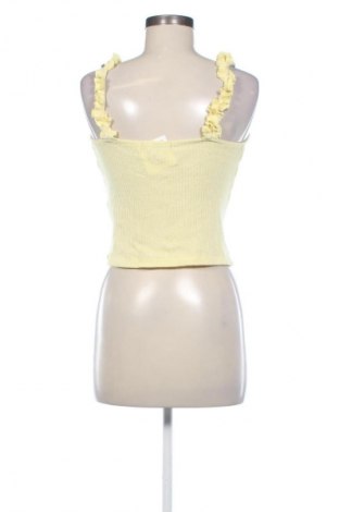 Дамски топ Bershka, Размер M, Цвят Жълт, Цена 29,00 лв.