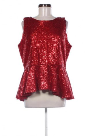 Damentop Papaya Occasionwear, Größe XXL, Farbe Rot, Preis 14,83 €
