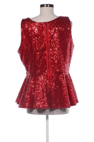 Damentop Papaya Occasionwear, Größe XXL, Farbe Rot, Preis 14,83 €