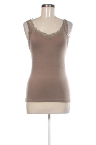 Дамски топ Pieces, Размер M, Цвят Кафяв, Цена 46,99 лв.