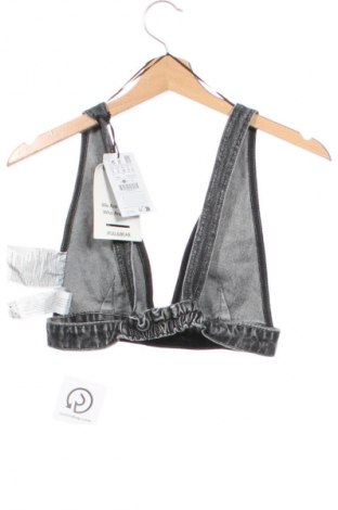 Damentop Pull&Bear, Größe S, Farbe Grau, Preis 14,99 €