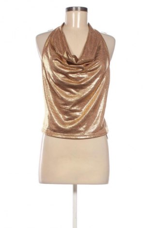 Γυναικείο τοπ SHEIN, Μέγεθος L, Χρώμα Χρυσαφί, Τιμή 15,00 €