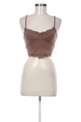 Γυναικείο τοπ SHEIN, Μέγεθος XS, Χρώμα Καφέ, Τιμή 10,99 €