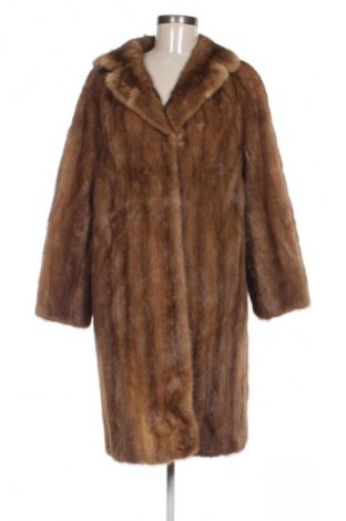 Дамско кожено палто Unbranded, Размер M, Цвят Кафяв, Цена 259,99 лв.