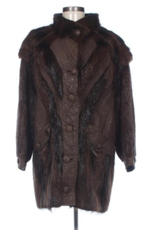 Damen Ledermantel Unbranded, Größe L, Farbe Braun, Preis 110,02 €