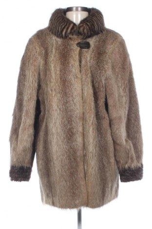 Damski skórzany płaszcz Unbranded, Rozmiar L, Kolor Brązowy, Cena 494,44 zł