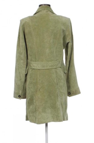 Δερμάτινο γυναικείο παλτό Zero, Μέγεθος M, Χρώμα Πράσινο, Τιμή 94,57 €