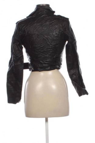Damen Lederjacke Bershka, Größe S, Farbe Schwarz, Preis € 16,99