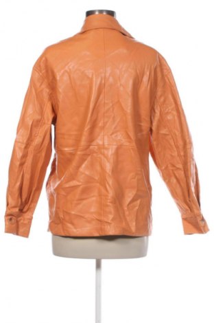 Dámská kožená bunda  Bershka, Velikost M, Barva Oranžová, Cena  649,00 Kč