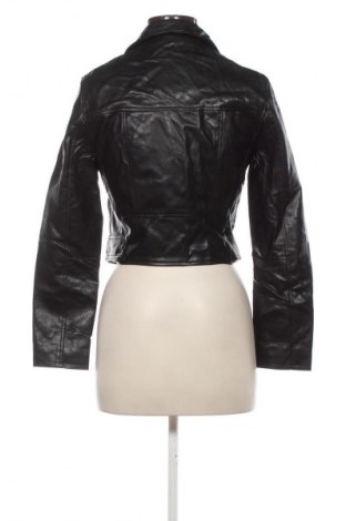 Női bőrdzseki Bershka, Méret M, Szín Fekete, Ár 6 949 Ft