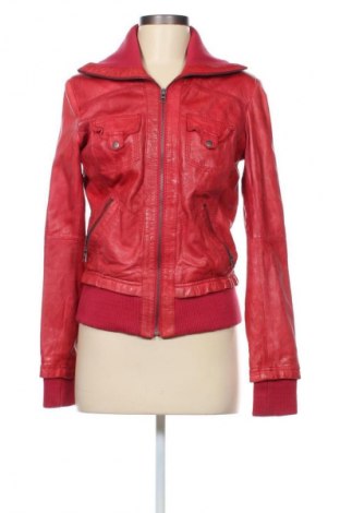 Damen Lederjacke Bershka, Größe L, Farbe Rot, Preis € 49,62