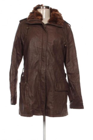 Дамско кожено яке Conbipel, Размер XL, Цвят Кафяв, Цена 73,11 €
