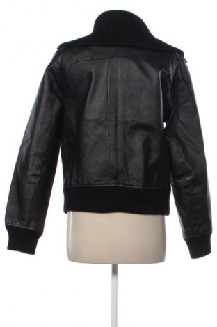 Дамско кожено яке East Village, Размер M, Цвят Черен, Цена 351,50 лв.