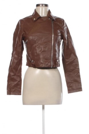 Dámská kožená bunda  Jennyfer, Velikost S, Barva Hnědá, Cena  449,00 Kč