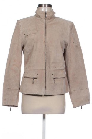 Geacă de piele pentru femei Jensen, Mărime M, Culoare Bej, Preț 255,26 Lei