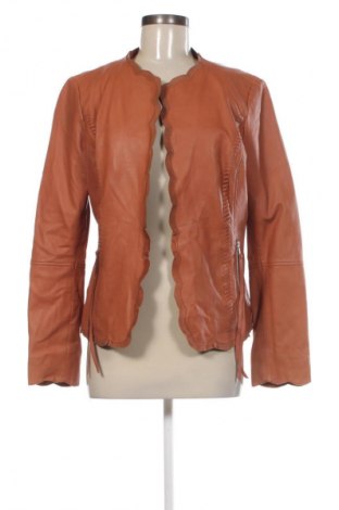 Damen Lederjacke Linea Tesini, Größe XL, Farbe Orange, Preis € 64,99