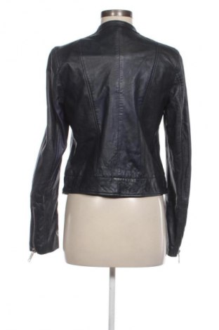 Дамско кожено яке Maje, Размер S, Цвят Син, Цена 789,99 лв.