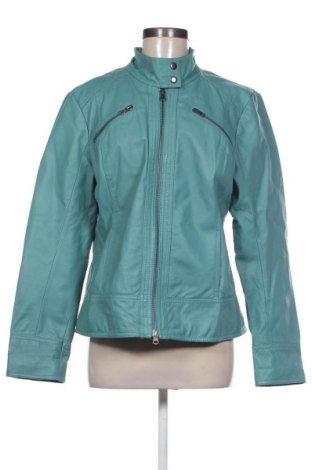 Дамско кожено яке Marie Philippe, Размер L, Цвят Син, Цена 97,00 лв.