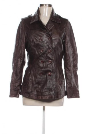 Дамско кожено яке Mauritius, Размер M, Цвят Кафяв, Цена 129,99 лв.