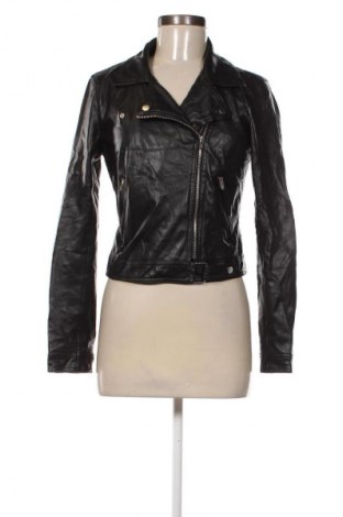 Γυναικείο δερμάτινο μπουφάν ONLY, Μέγεθος S, Χρώμα Μαύρο, Τιμή 19,99 €