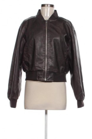 Γυναικείο δερμάτινο μπουφάν ONLY, Μέγεθος S, Χρώμα Καφέ, Τιμή 56,99 €