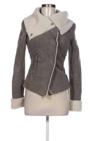 Dámská kožená bunda  Pinko, Velikost XS, Barva Šedá, Cena  5 367,00 Kč