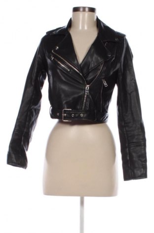 Dámská kožená bunda  Pull&Bear, Velikost XS, Barva Černá, Cena  734,00 Kč