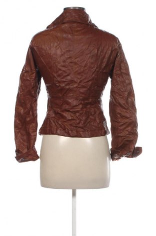 Γυναικείο δερμάτινο μπουφάν Strenesse Blue, Μέγεθος M, Χρώμα Καφέ, Τιμή 85,99 €
