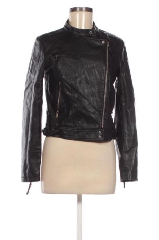 Γυναικείο δερμάτινο μπουφάν Top Secret, Μέγεθος S, Χρώμα Μαύρο, Τιμή 56,37 €